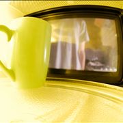 Picture Of Mug Of Drink In Microwave